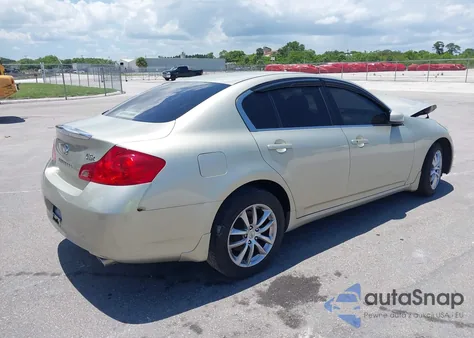 2007 Infiniti G35X from USA, damaged, VIN JNKBV61F27M807301